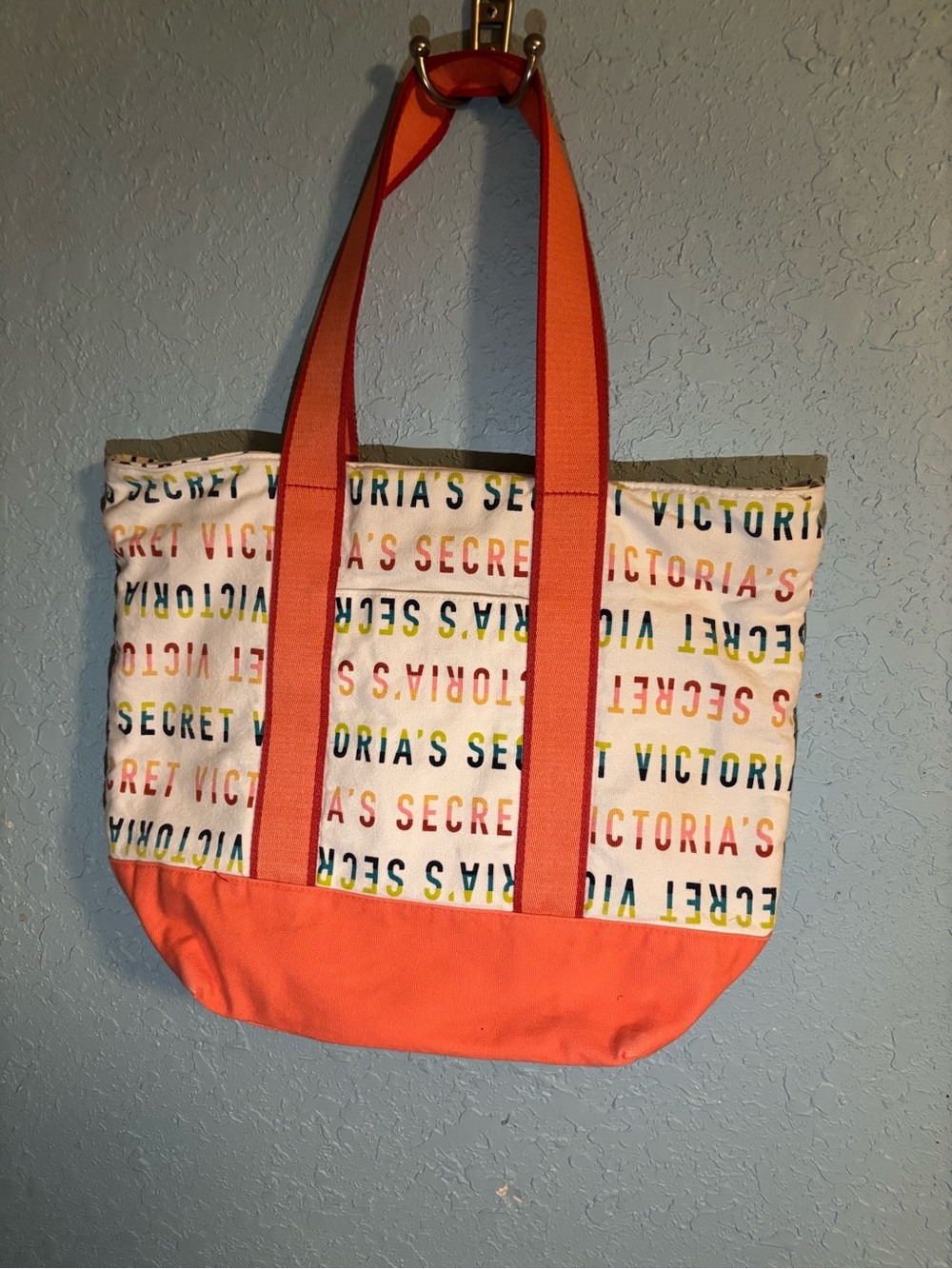 Victoria’s Secret Rainbow Logo Weekender Getaway Bag